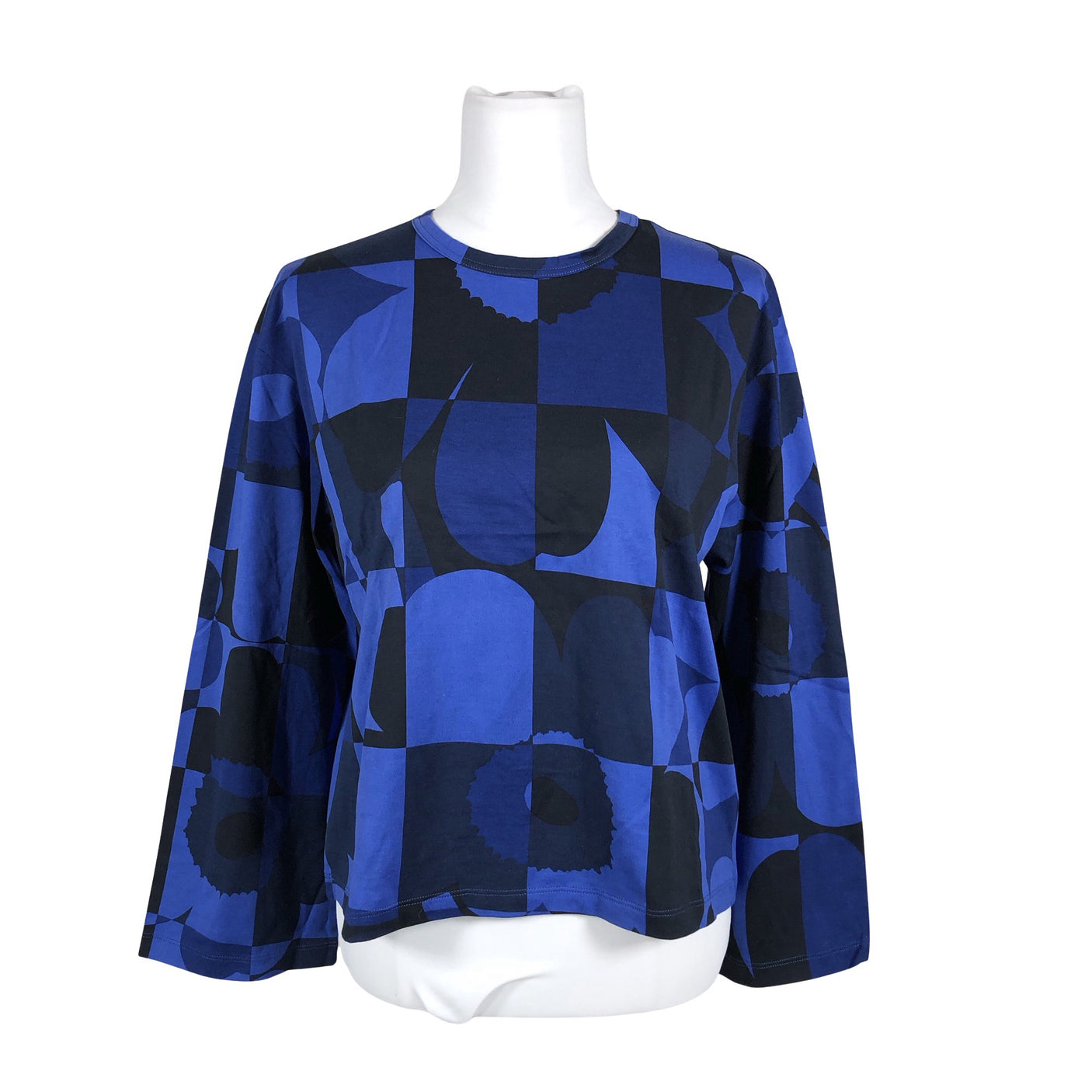 Unisex Marimekko - Trikotaažist pluus, suurus 38 - Sinine (1)
