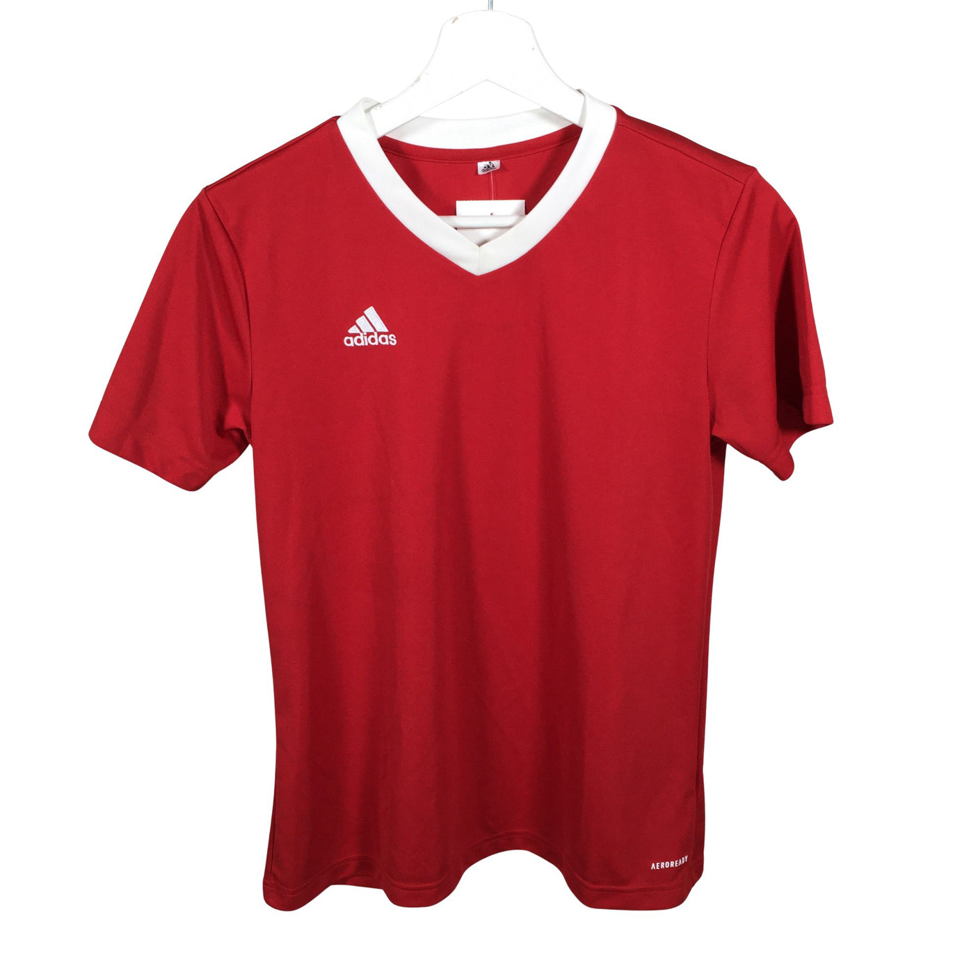Unisex Adidas - Spordisärk, lühikesed käised, suurus 158 - 164 - Punane (1)