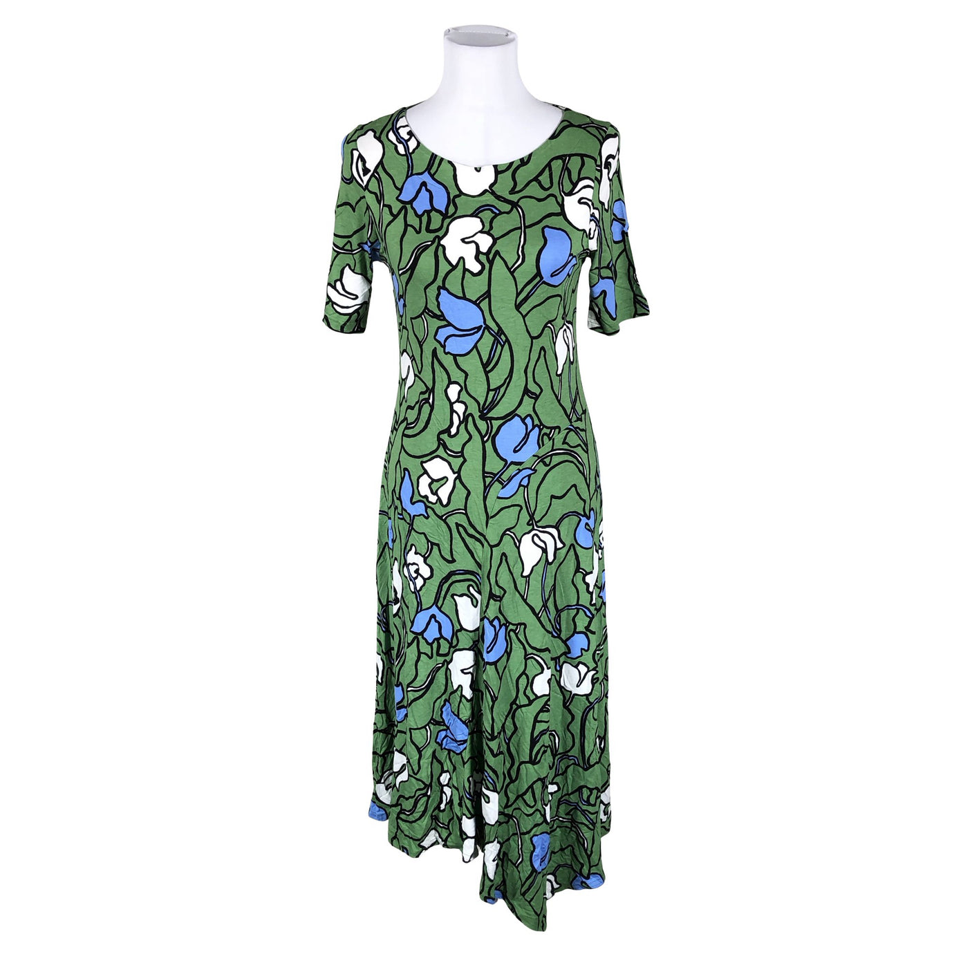 Unisex Nanso - Trikotaažist kleit, suurus 38 - Roheline (1)