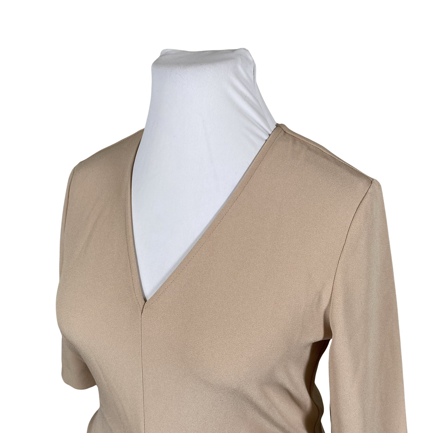 Unisex Andiata - Lühikeste käistega pluus, suurus 42 - Beige (3)