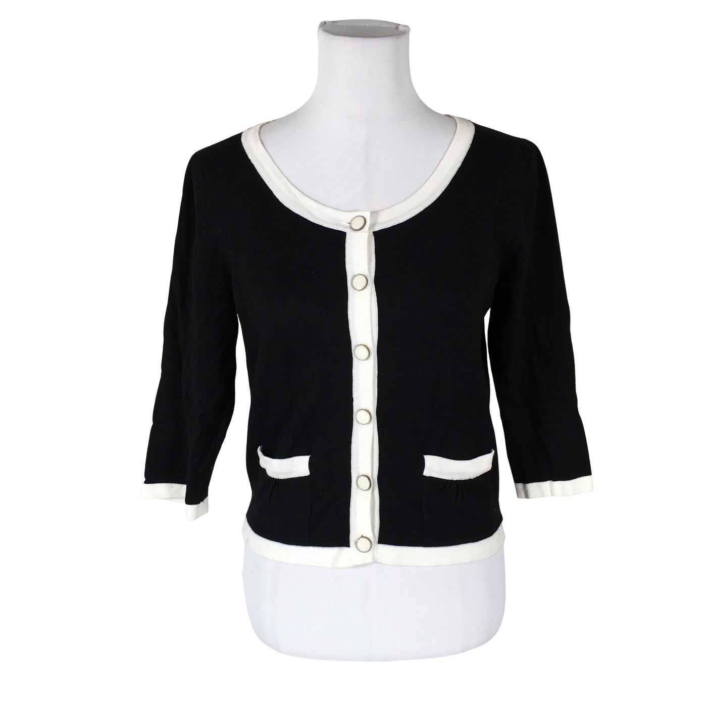 Unisex Authentic - Kardigan, suurus 40 - Must (1)