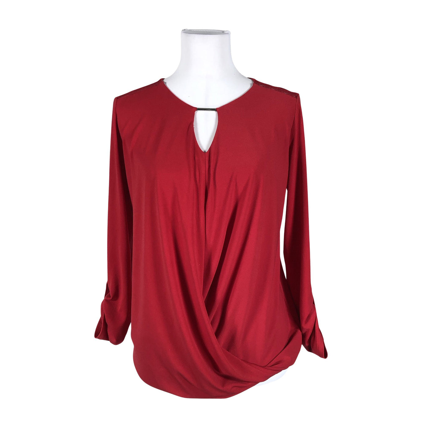 Unisex Esprit - Trikotaažist pluus, suurus 40 - Punane (1)