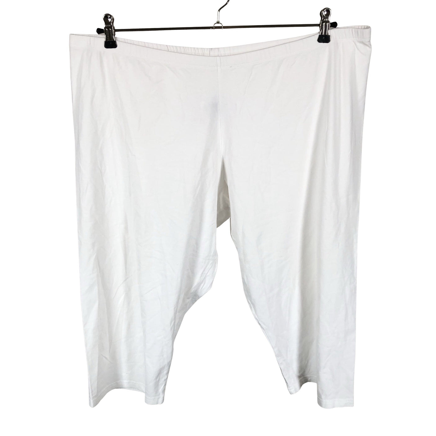 Unisex Nanso - Trikotaažist poolpikad püksid, suurus 46 - Valge (1)
