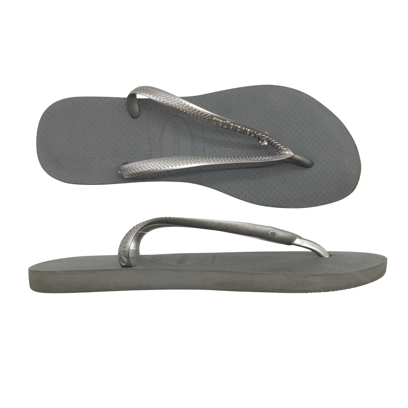 Unisex Havaianas - Plätud, suurus 37 - Hall (1)