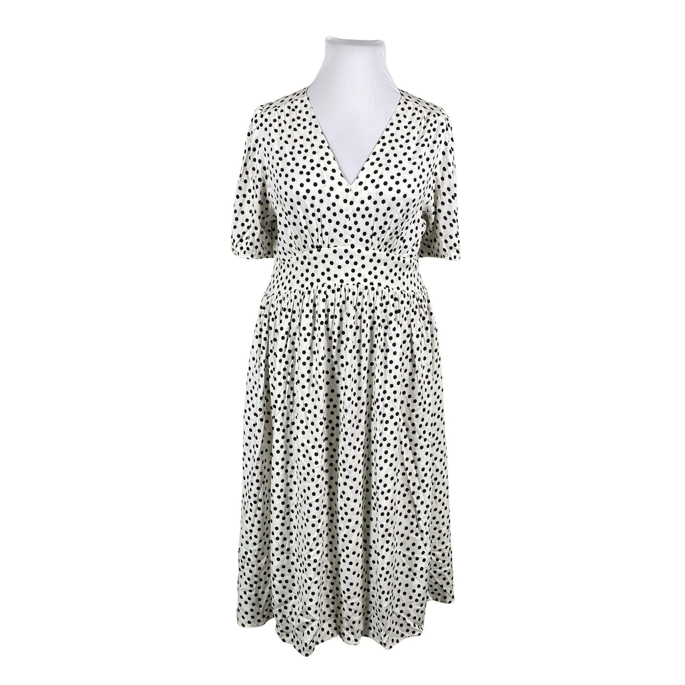 Unisex Baukjen - Mitteveniv kleit, suurus 44 - Valge (1)