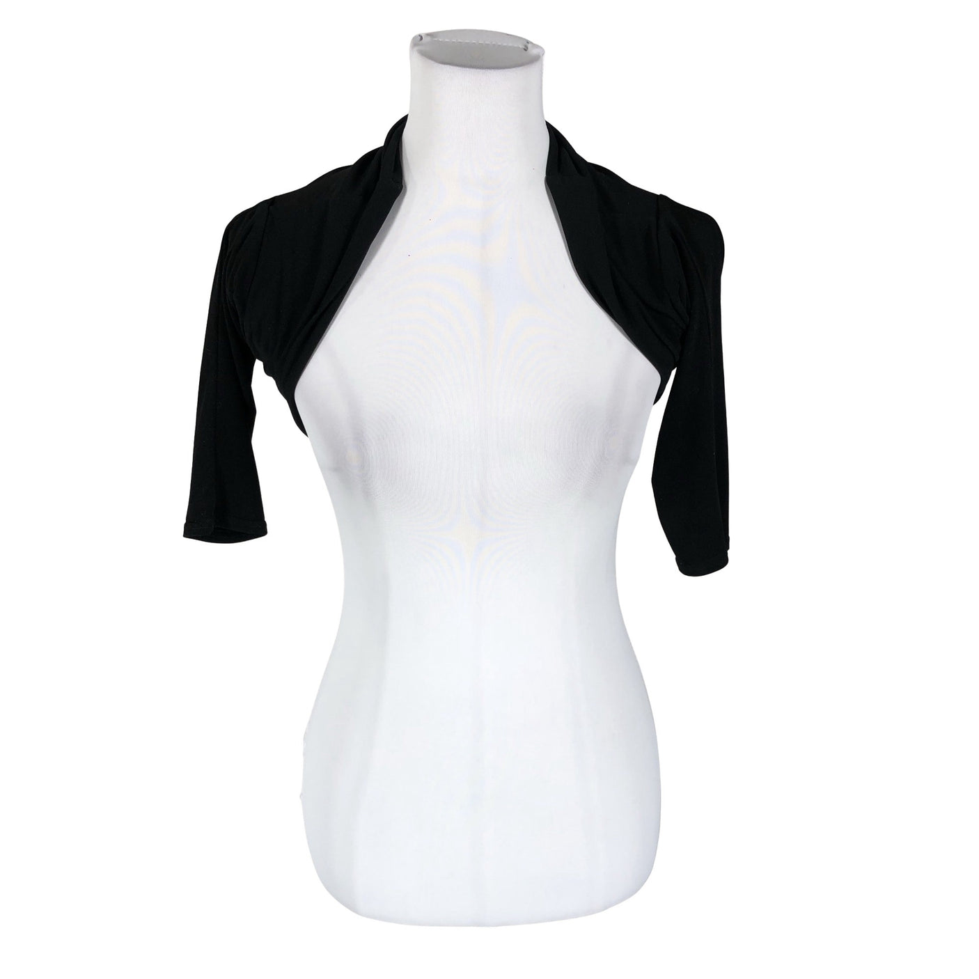Unisex Allison - Trikotaažist boolero, suurus 36 - Must (1)
