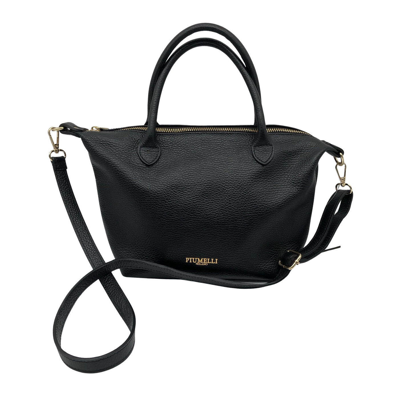 Unisex Piumelli - Käekott, suurus Midi - Must (1)