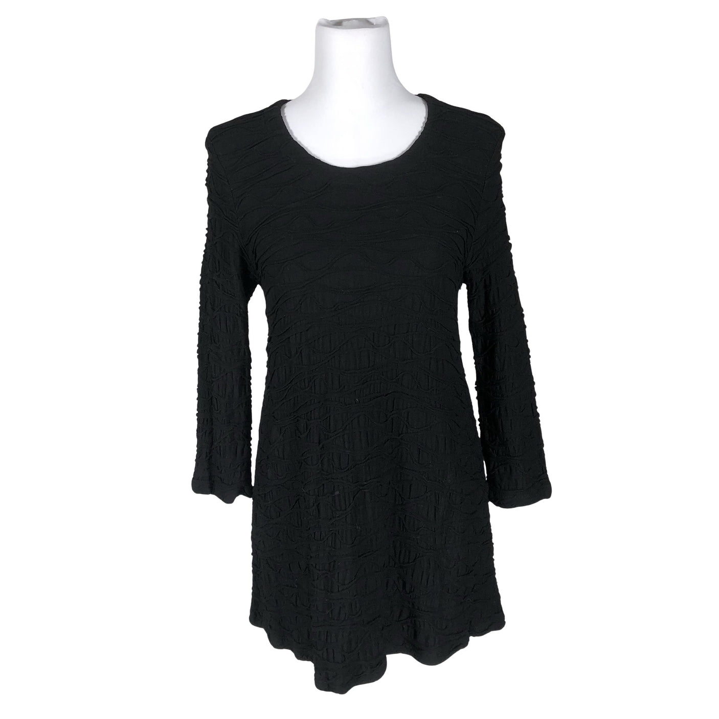 Unisex Aino - Trikotaažist tuunika, suurus 38 - Must (1)