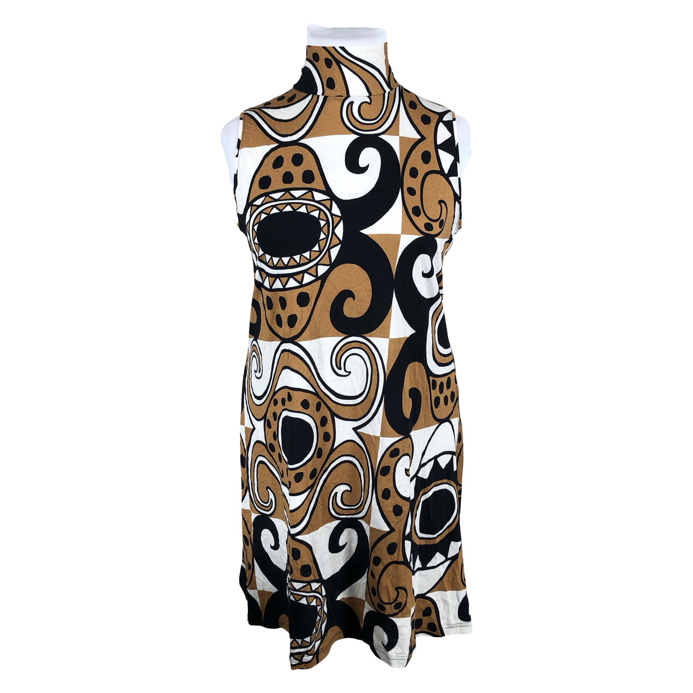 Unisex Nanso - Trikotaažist kleit, suurus 42 - Pruun (1)