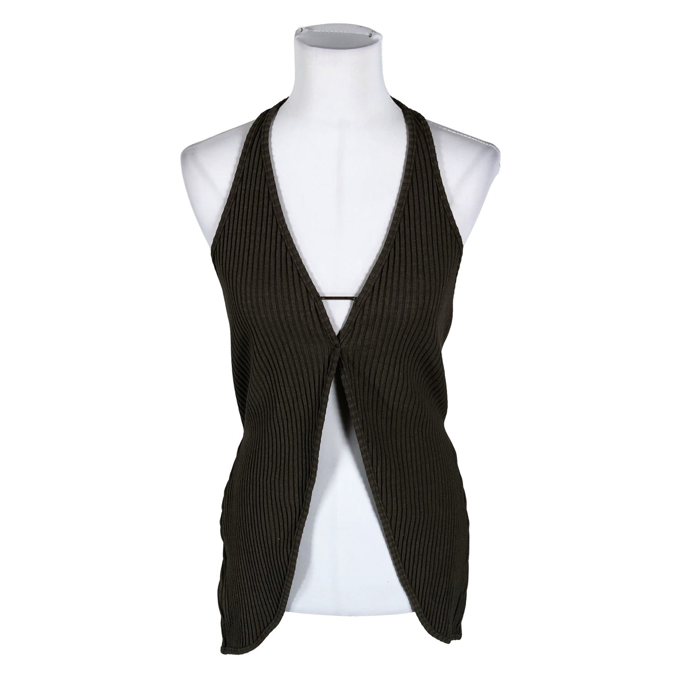 Unisex Joah Brown - Trikotaažist topp, suurus 40 - Pruun (1)