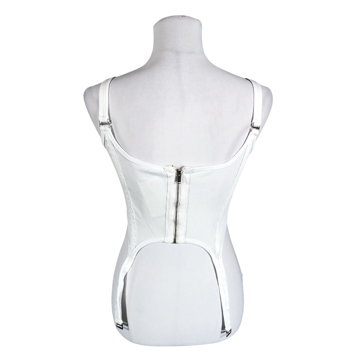 Unisex Dion Lee - Trikotaažist topp, suurus 36 - Valge (2)