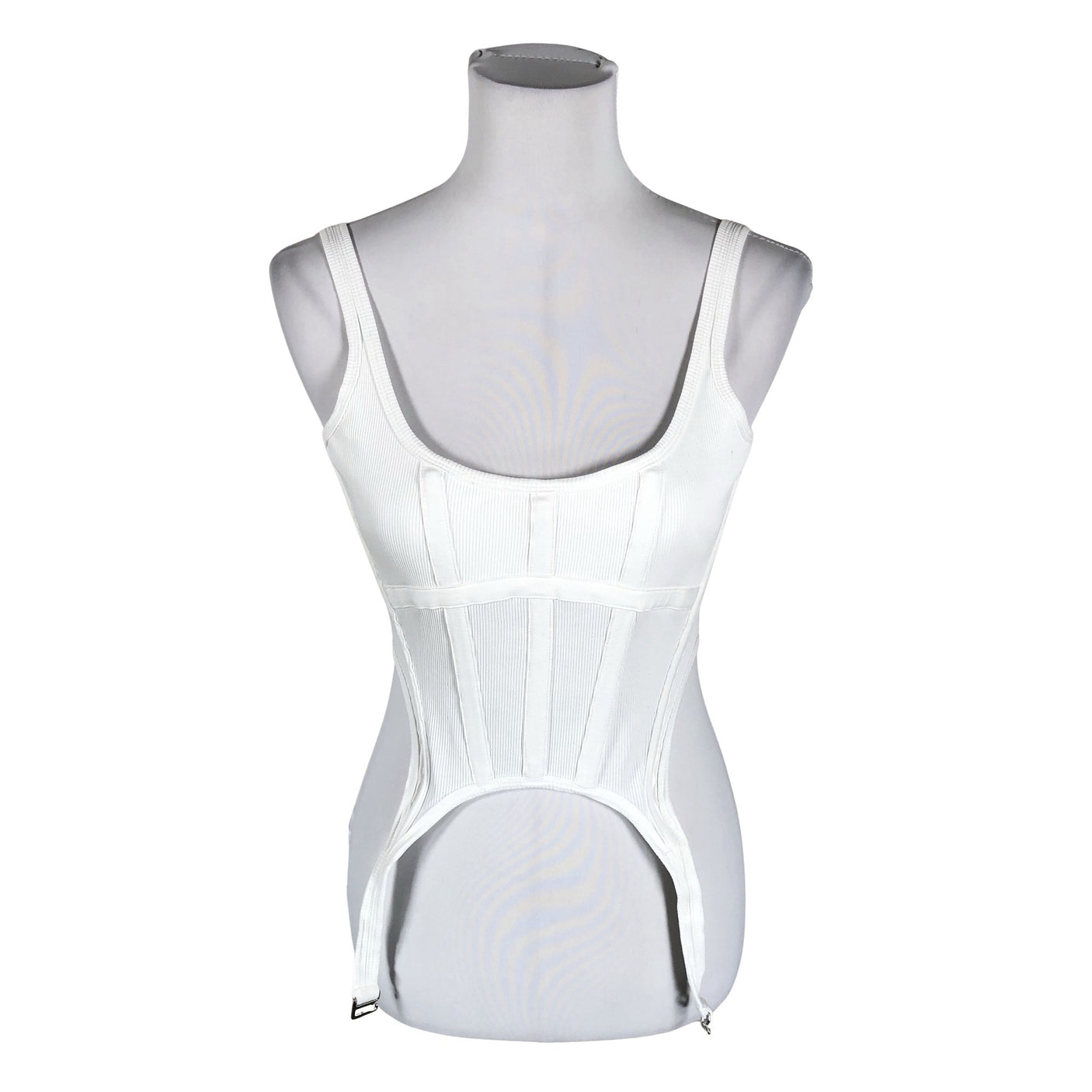 Unisex Dion Lee - Trikotaažist topp, suurus 36 - Valge (1)
