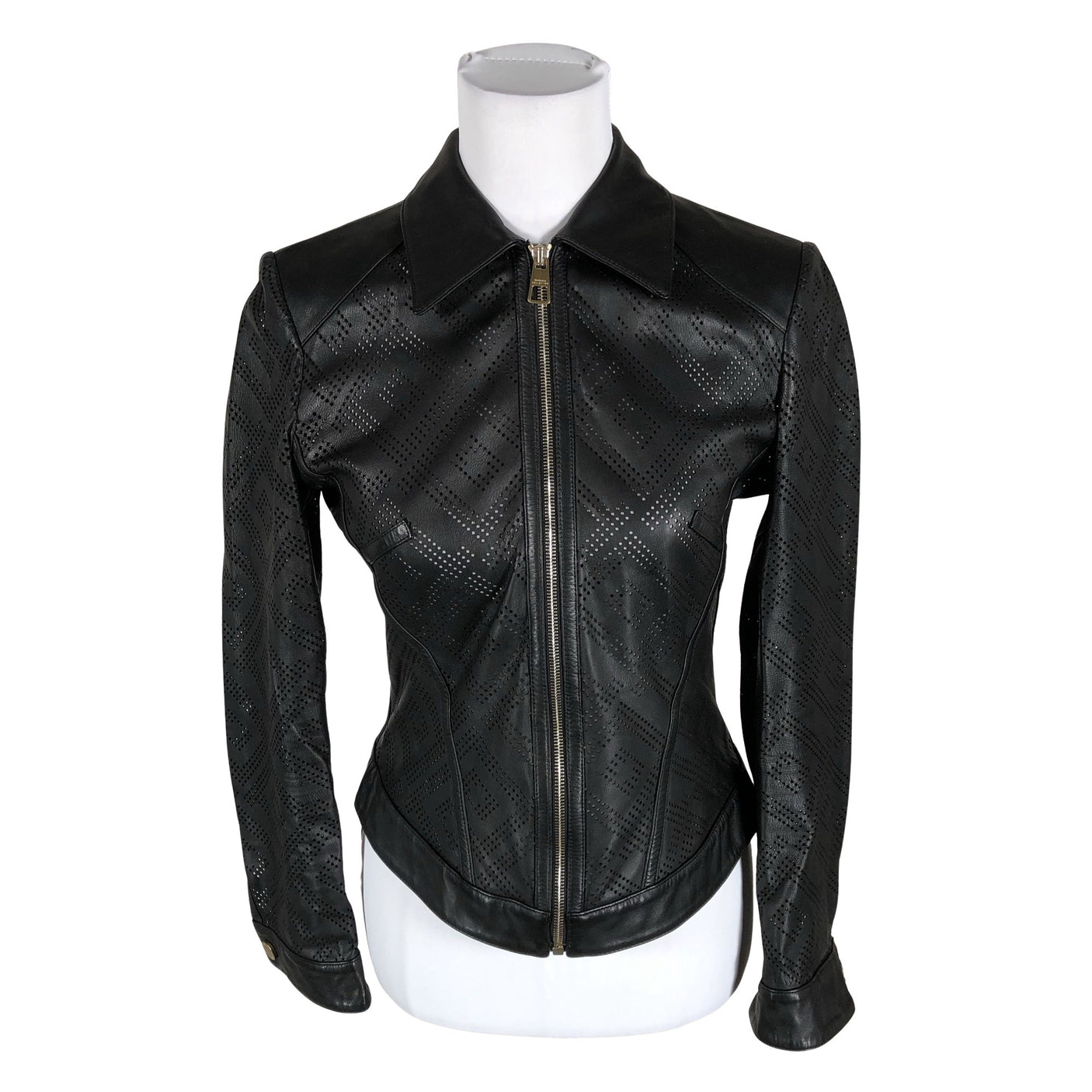 Unisex Versace Collection - Nahktagi, suurus 36 - Must (1)