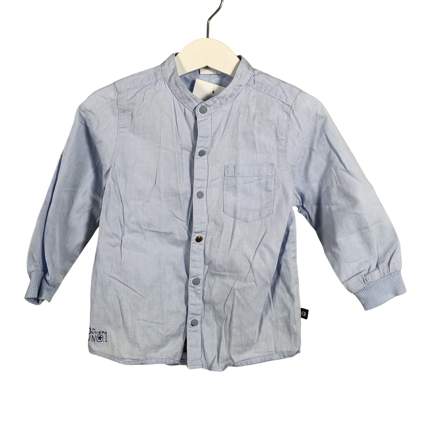 Unisex POMPdeLUX - Triiksärk, suurus 86 - 92 - Helesinine (1)