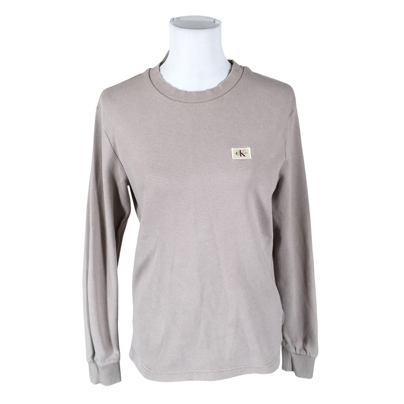 Unisex Calvin Klein Jeans - Dressikangast pluus, suurus 38 - Hall (1)