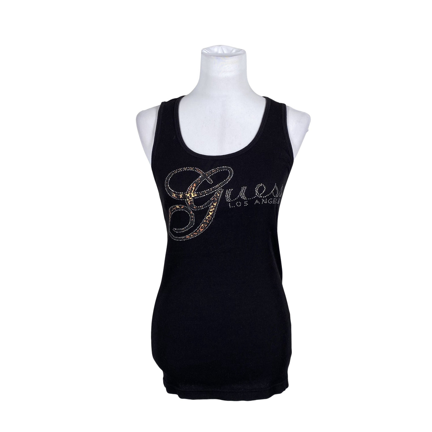 Unisex Guess - Trikotaažist topp, suurus 40 - Must (1)