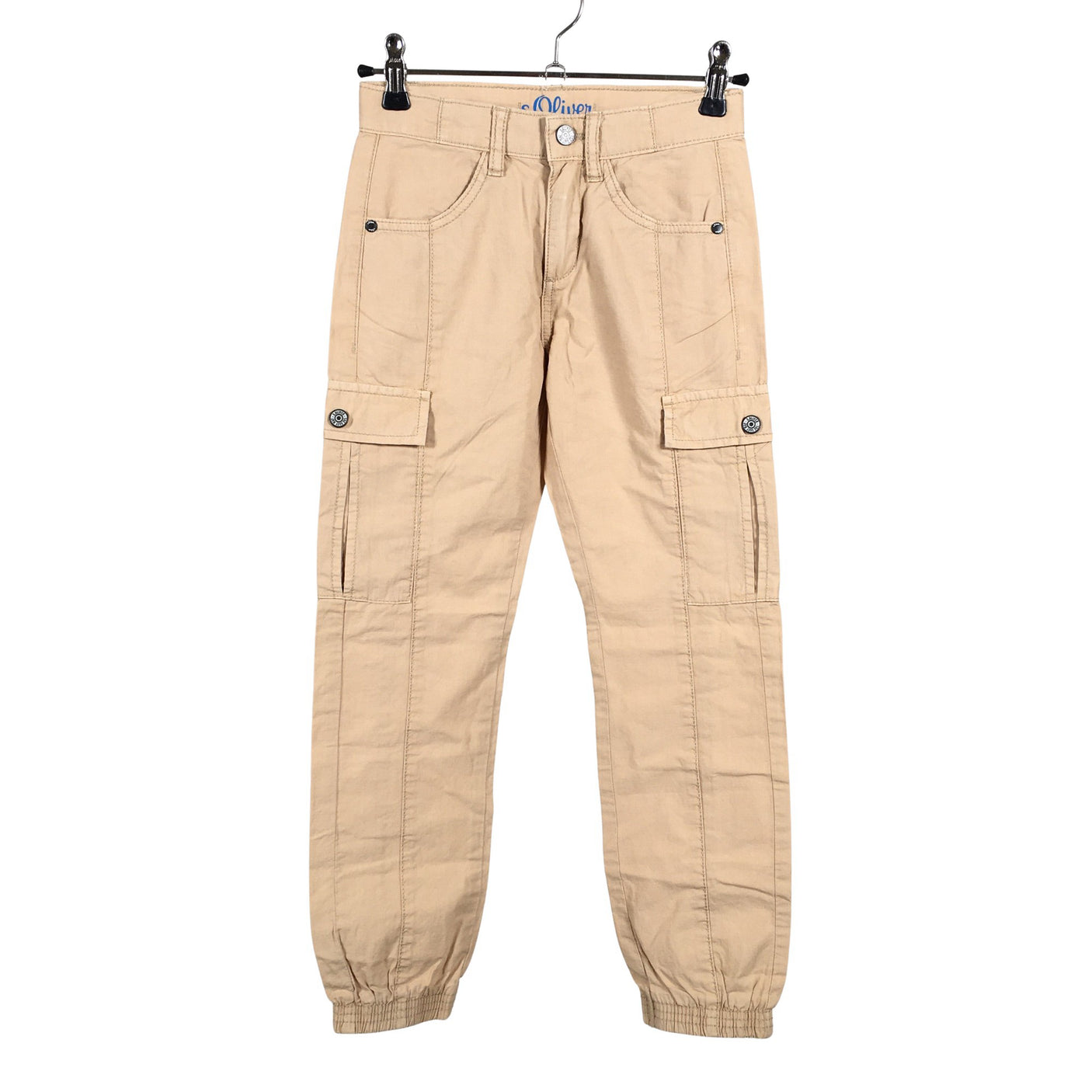 Unisex s.Oliver - Cargo-püksid, suurus 134 - 140 - Beige (1)