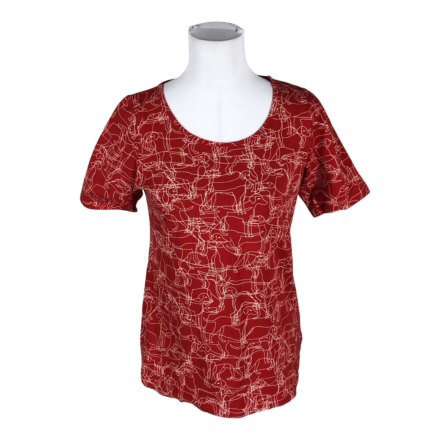 Unisex Marimekko - T-särk, suurus 38 - Punane (1)