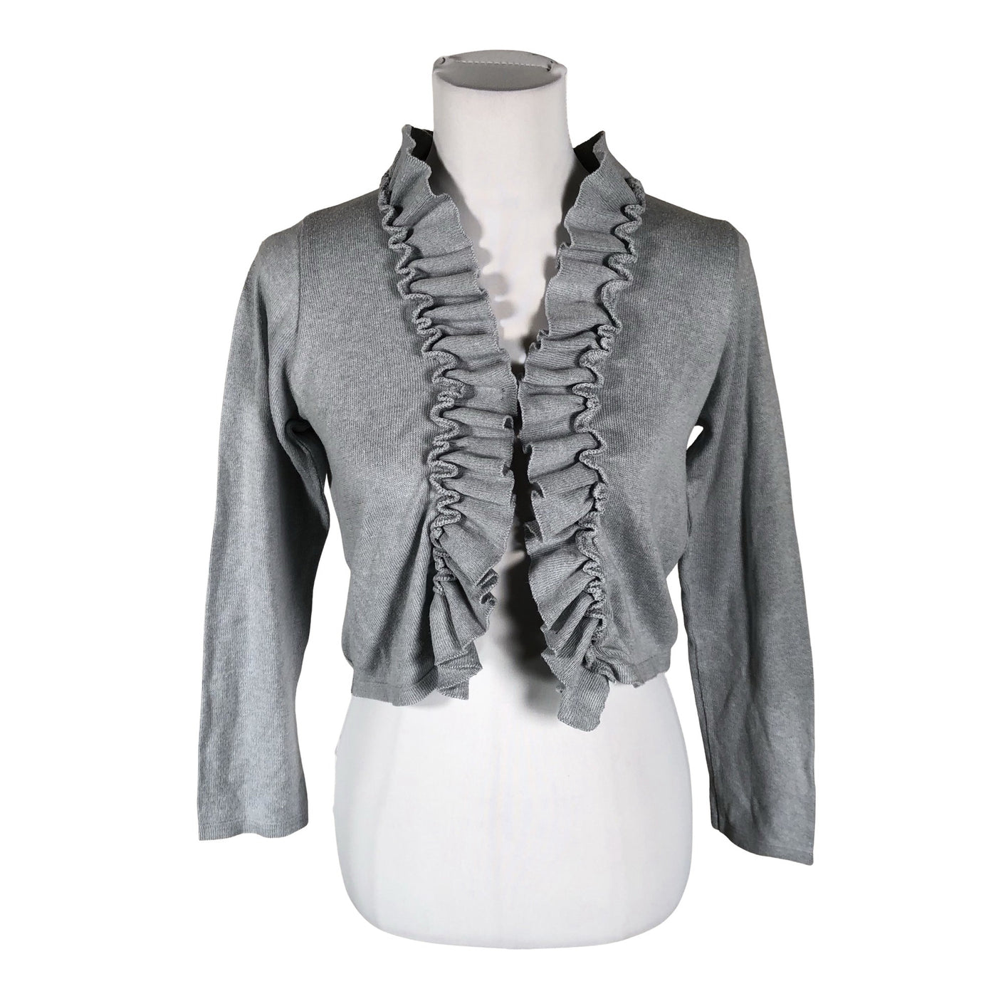 Unisex Wearhouse - Kootud boolero, suurus 36 - Hall (1)