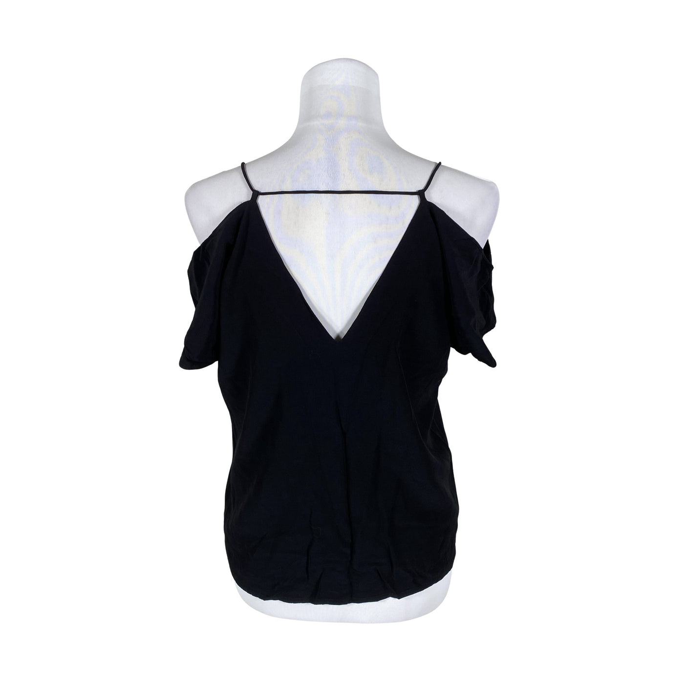 Unisex Esprit - Lühikeste käistega pluus, suurus 38 - Must (2)