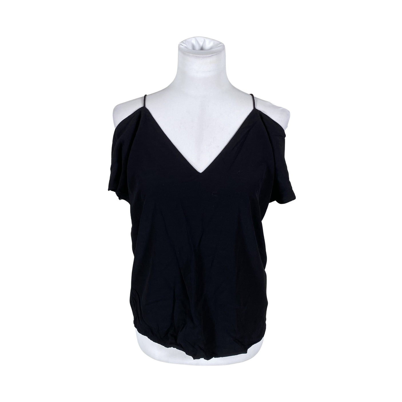 Unisex Esprit - Lühikeste käistega pluus, suurus 38 - Must (1)