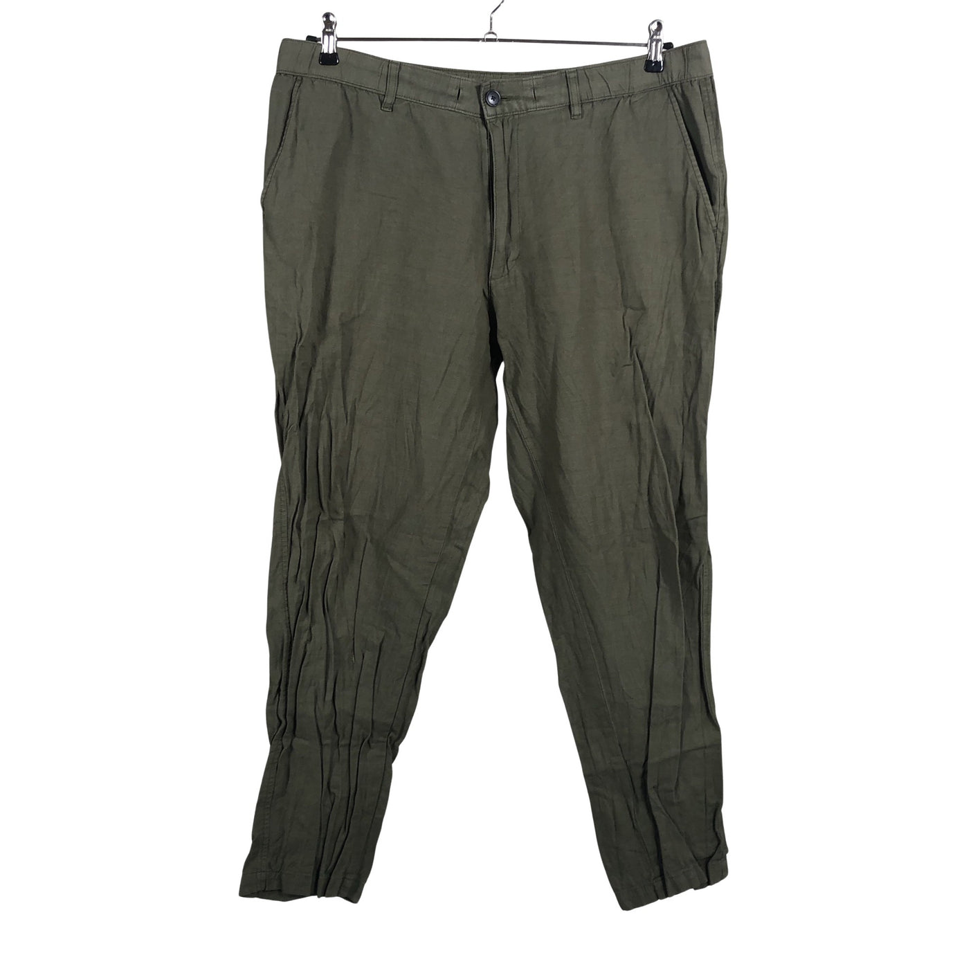 Unisex Uniqlo - Mittevenivad püksid, suurus XXS - Roheline (1)