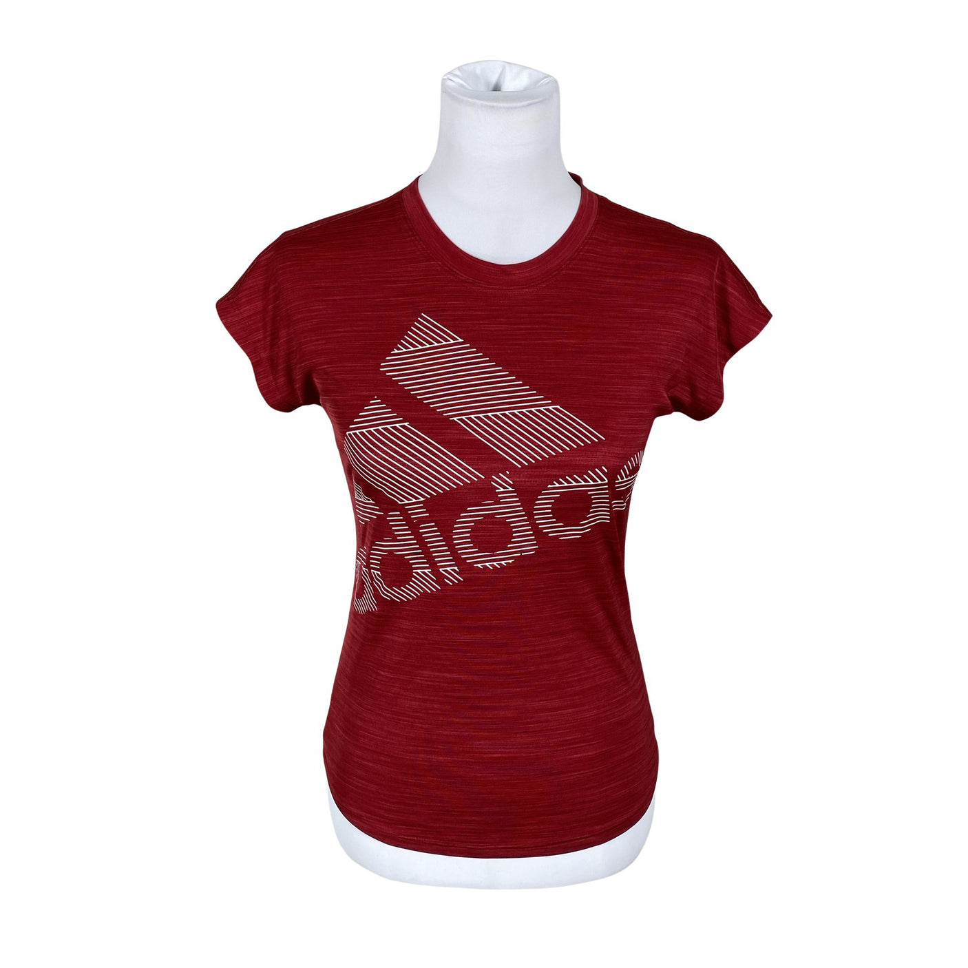 Unisex Adidas - Spordisärk, lühikesed käised, suurus 36 - Veinipunane (1)