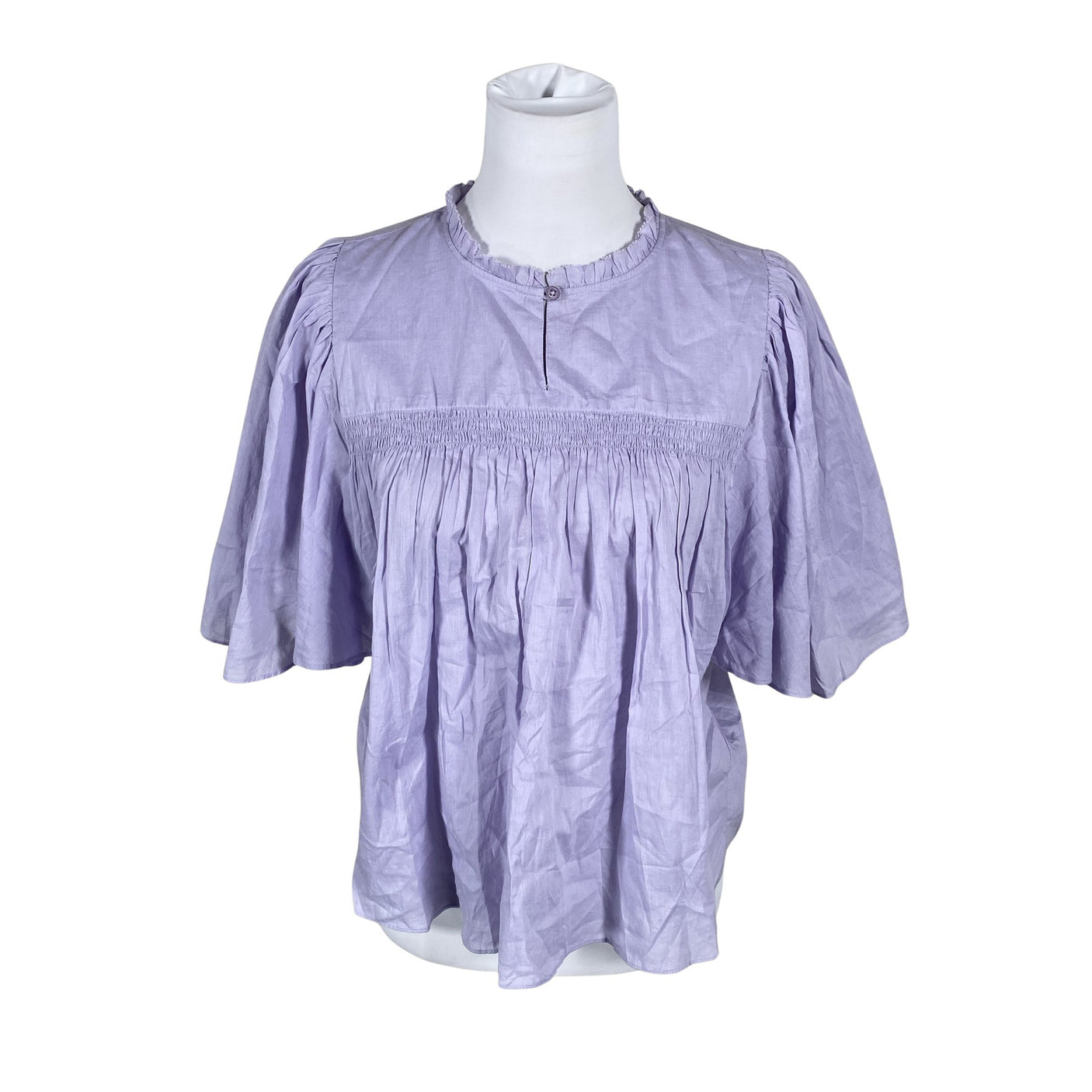 Unisex Sissy Boy - Lühikeste käistega pluus, suurus 38 - Lilla (1)