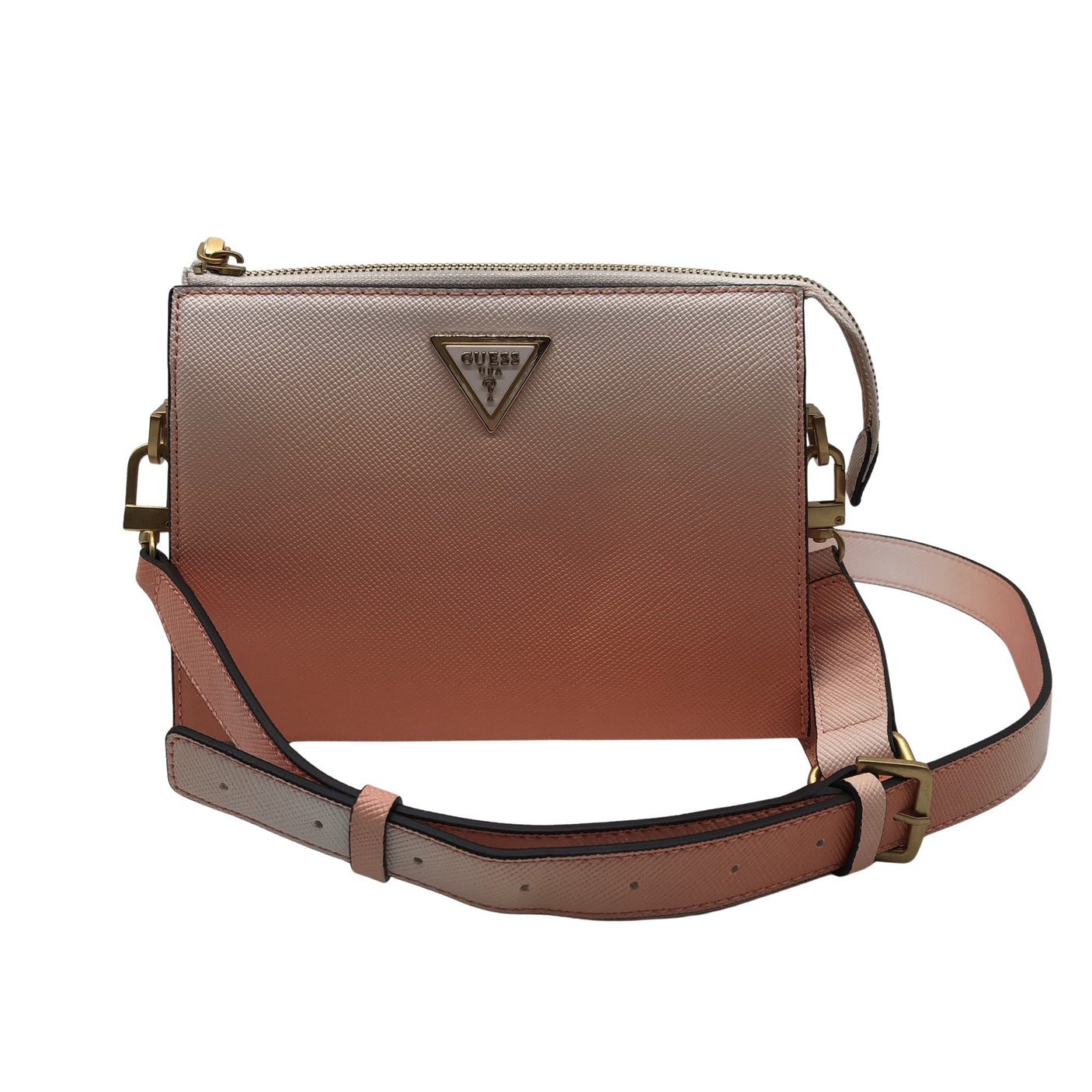 Unisex Guess - Õlakott, suurus Midi - Oranž (1)