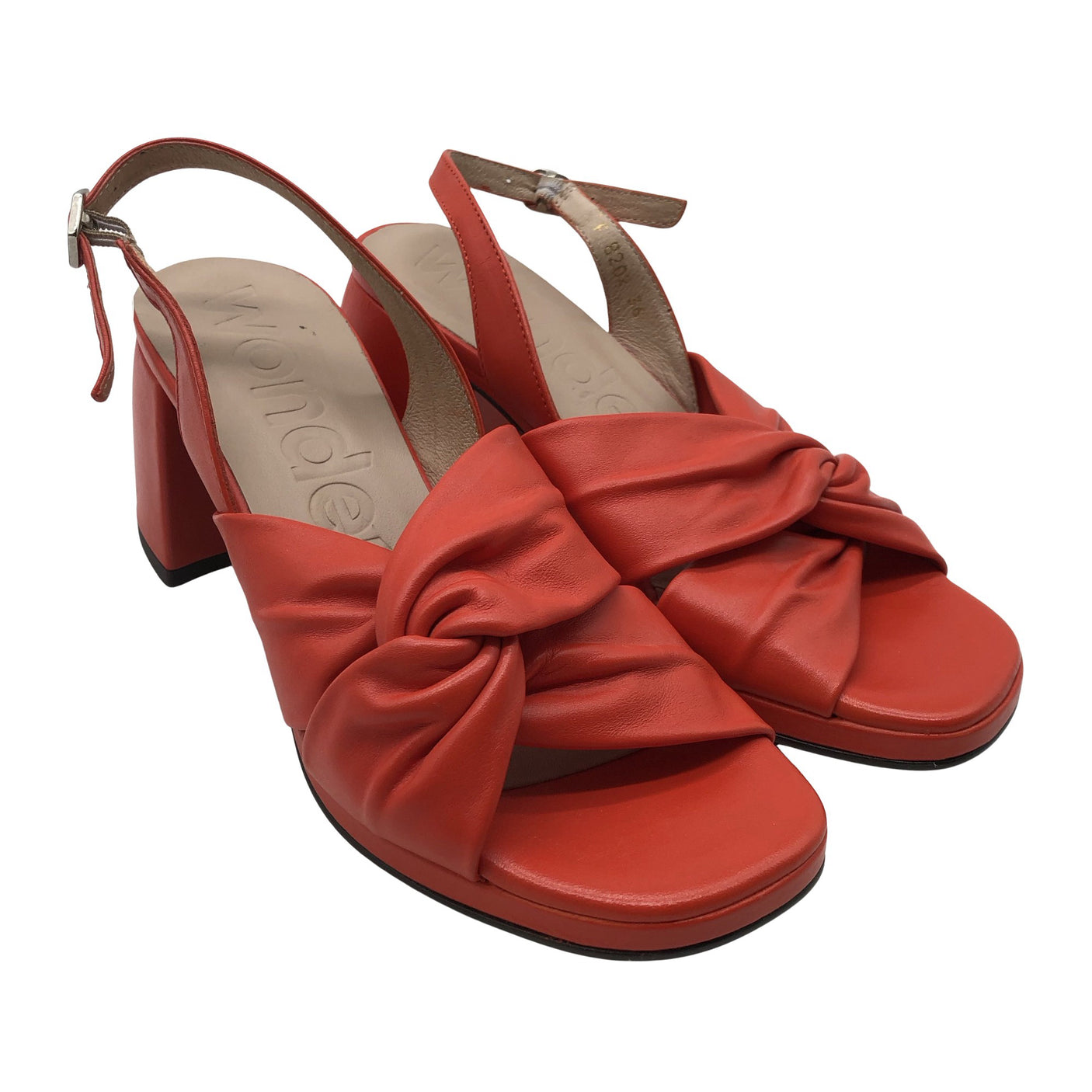 Unisex Wonders - Kontsaga rihmikud, suurus 36 - Punane (2)