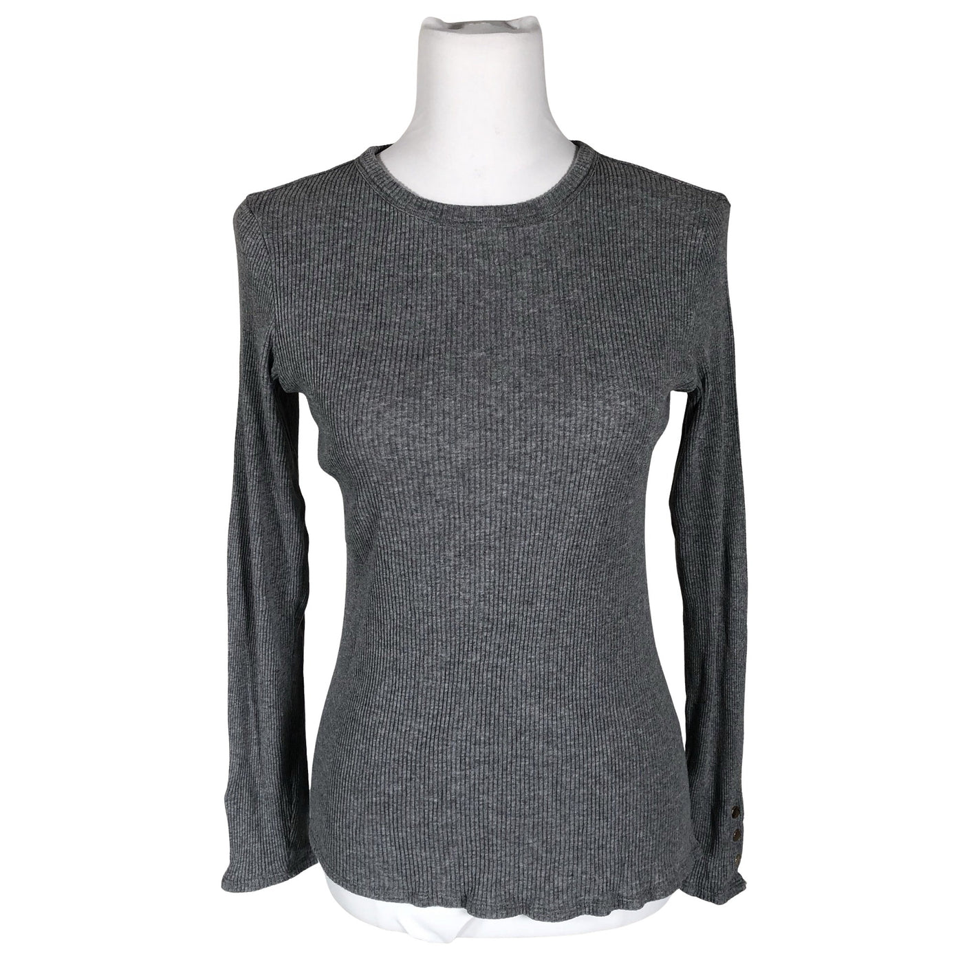 Unisex Massimo Dutti - Trikotaažist pluus, suurus 40 - Hall (1)