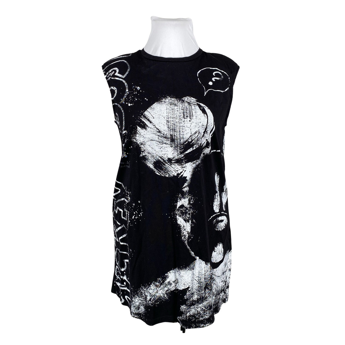 Unisex Desigual - Trikotaažist kleit, suurus 42 - Must (1)