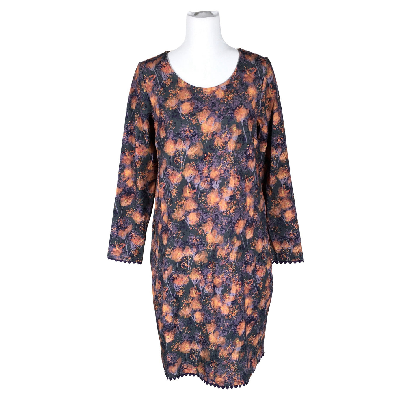 Unisex Lumoan - Trikotaažist kleit, suurus 40 - Sinine (1)