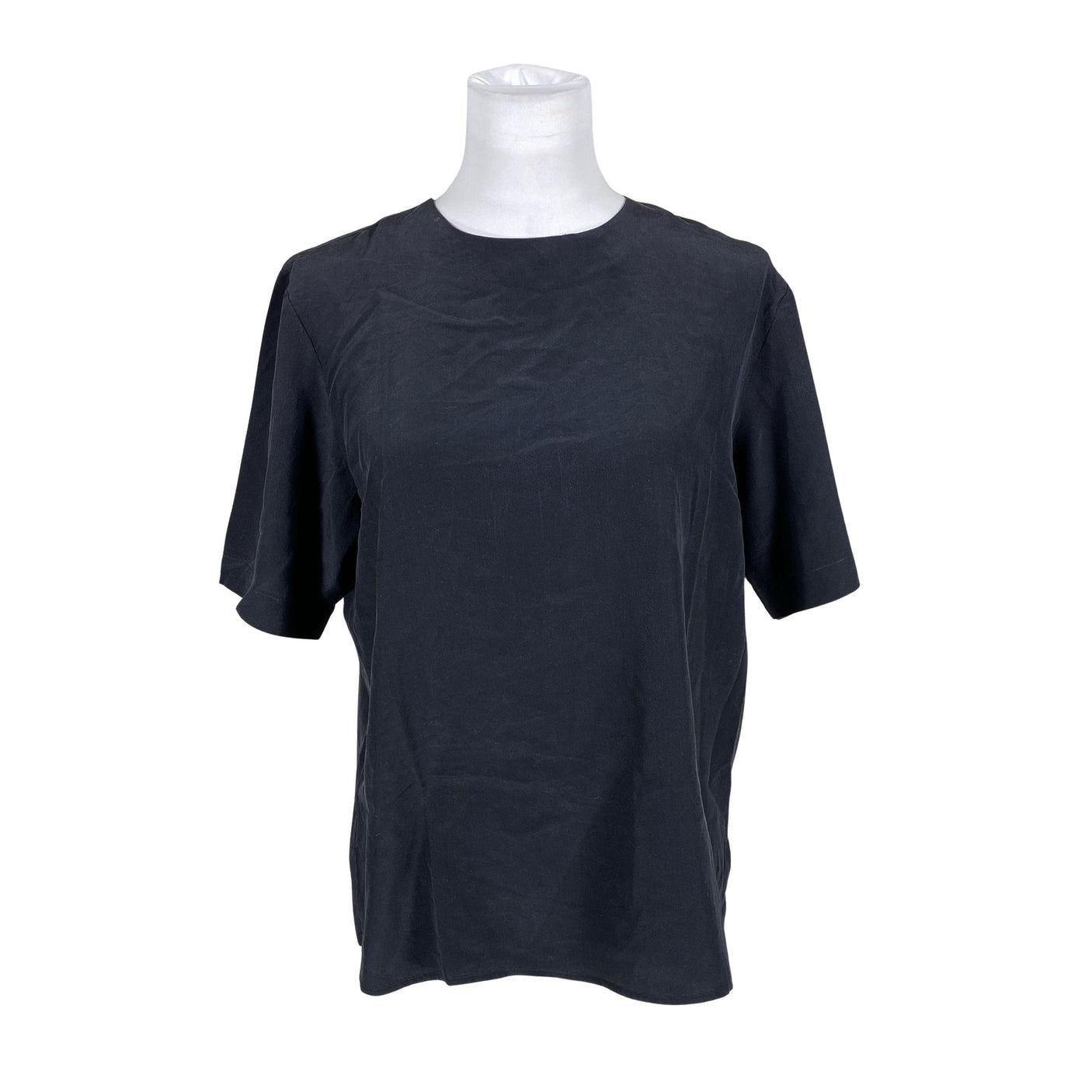 Unisex Stockmann - Lühikeste käistega pluus, suurus 40 - Must (1)