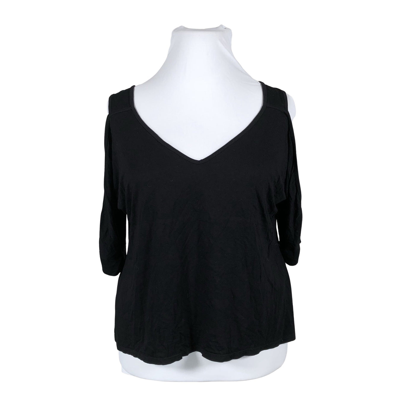 Unisex Outer-Vision - T-särk, suurus 42 - Must (1)
