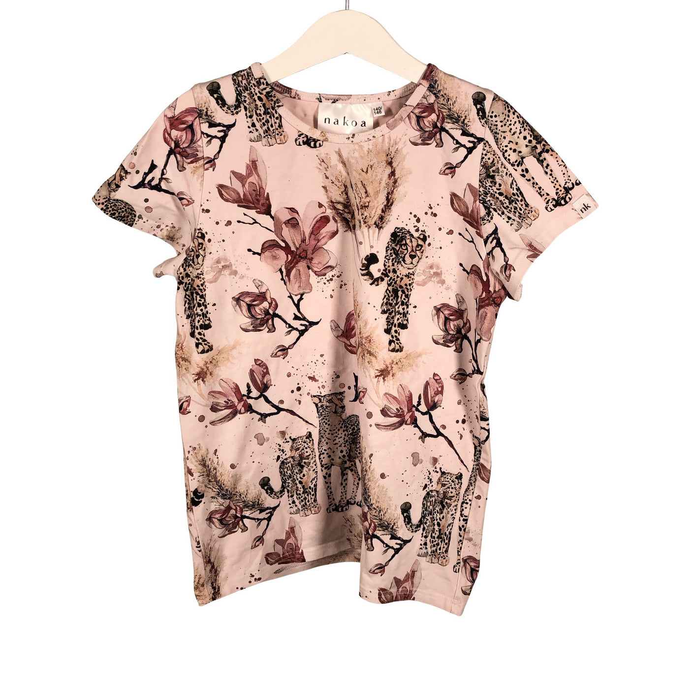 Unisex Nakoa - T-särk, suurus 140 - 146 - Heleroosa (1)