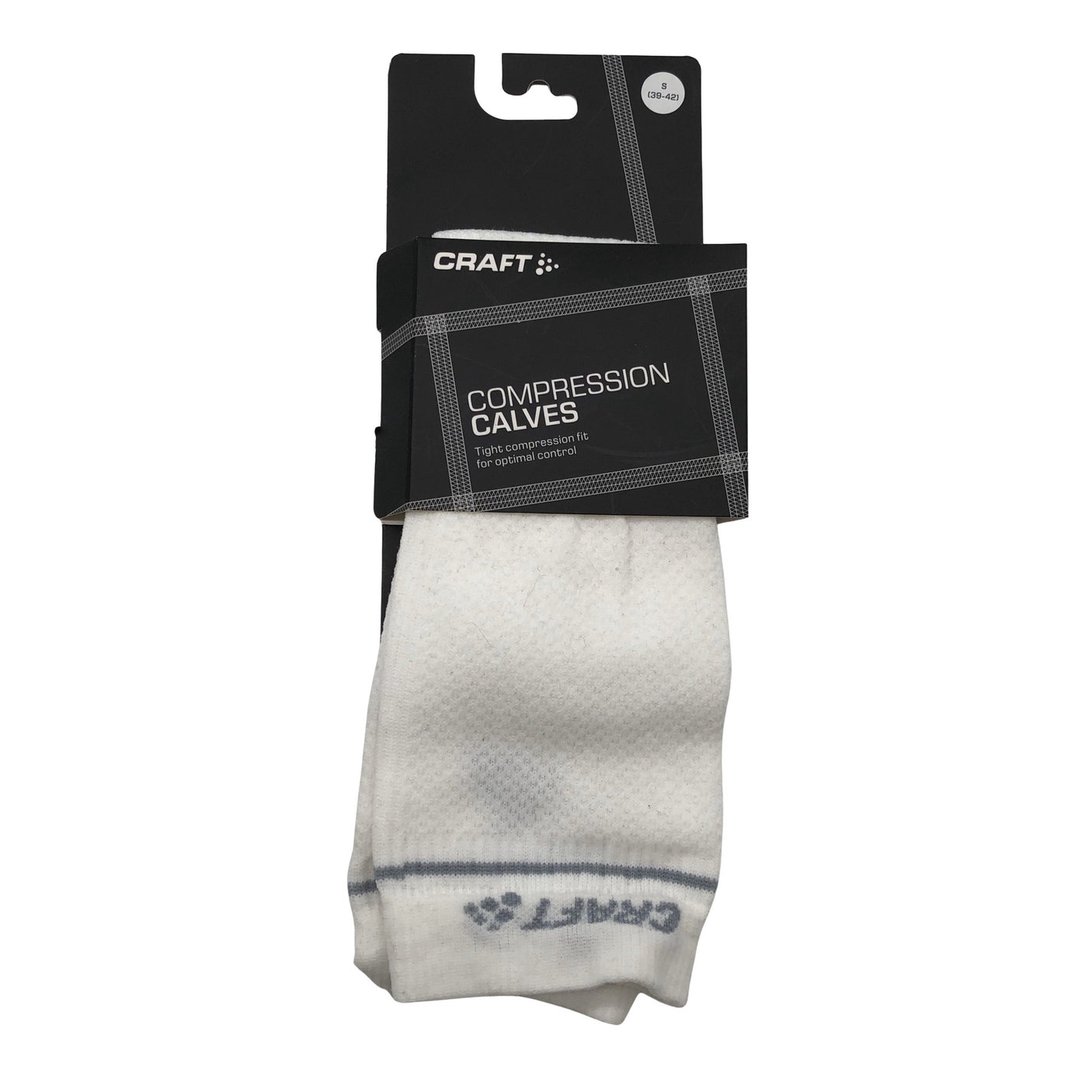 Unisex Craft - Spordisokid, suurus 39 - Valge (1)