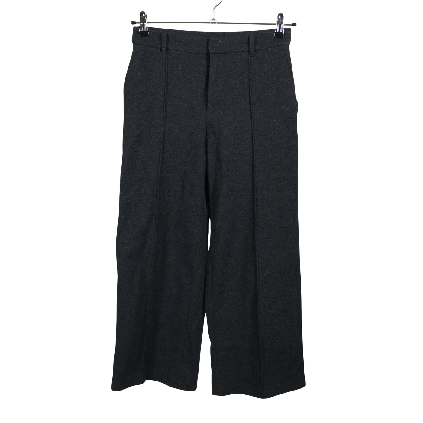 Unisex Uniqlo - Mittevenivad püksid, suurus 38 - Hall (1)