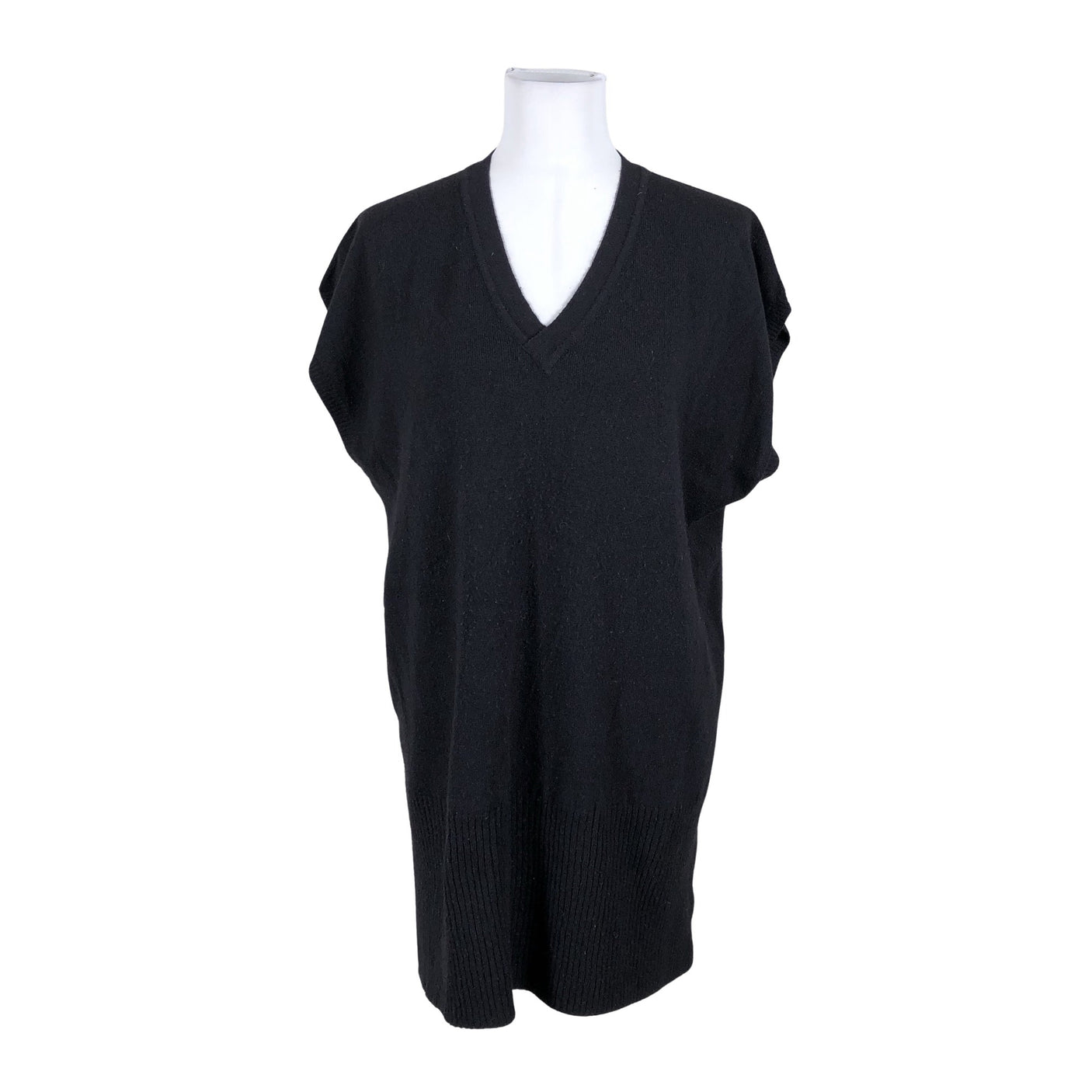 Unisex Niinmun design - Kootud tuunika, suurus 38 - Must (1)