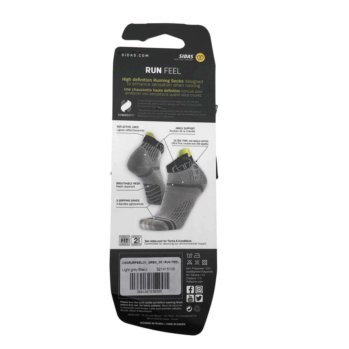 Unisex Sidas - Sokid, suurus XS - Hall (2)