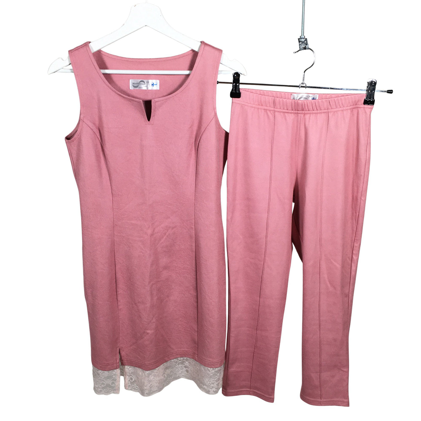 Unisex Muotitorppa - Trikotaažist kleit, suurus 34 - Heleroosa (1)