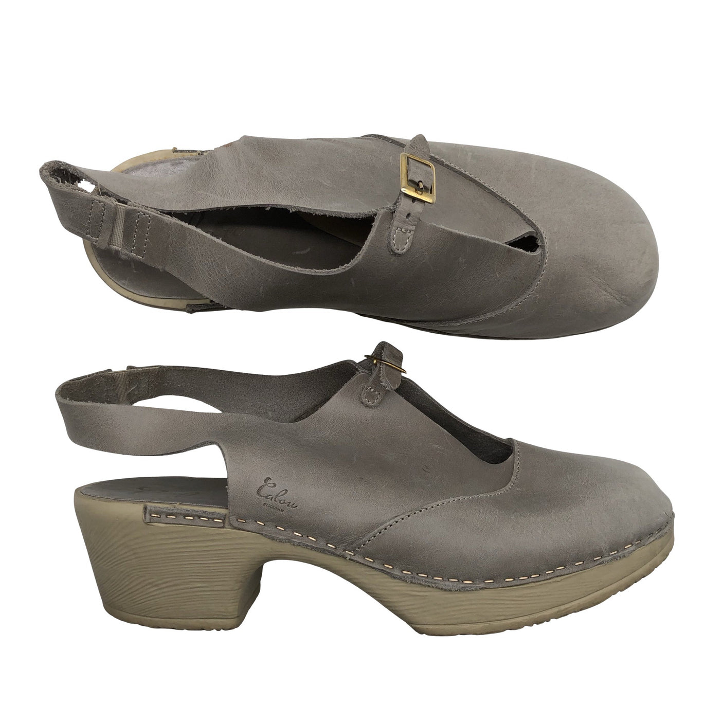 Unisex Calou - Lahtise kannaga jalanõud, suurus 40 - Hall (1)