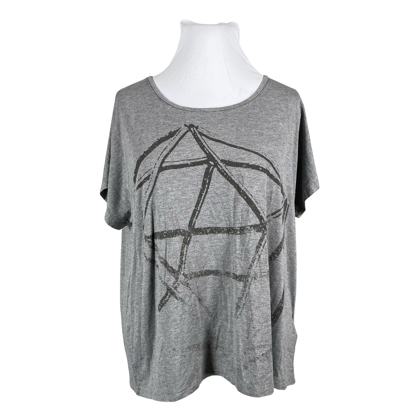 Unisex Nü - T-särk, suurus 42 - Hall (1)