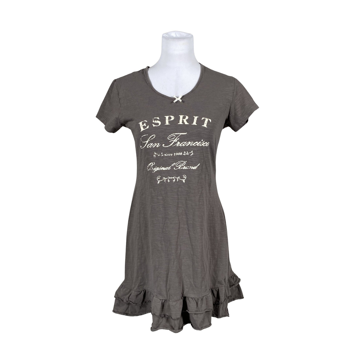 Unisex Esprit - Trikotaažist kleit, suurus 40 - Pruun (1)
