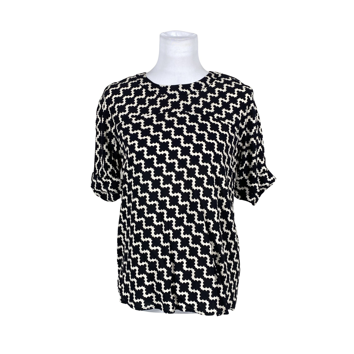 Unisex Esprit - Lühikeste käistega pluus, suurus 36 - Must (1)