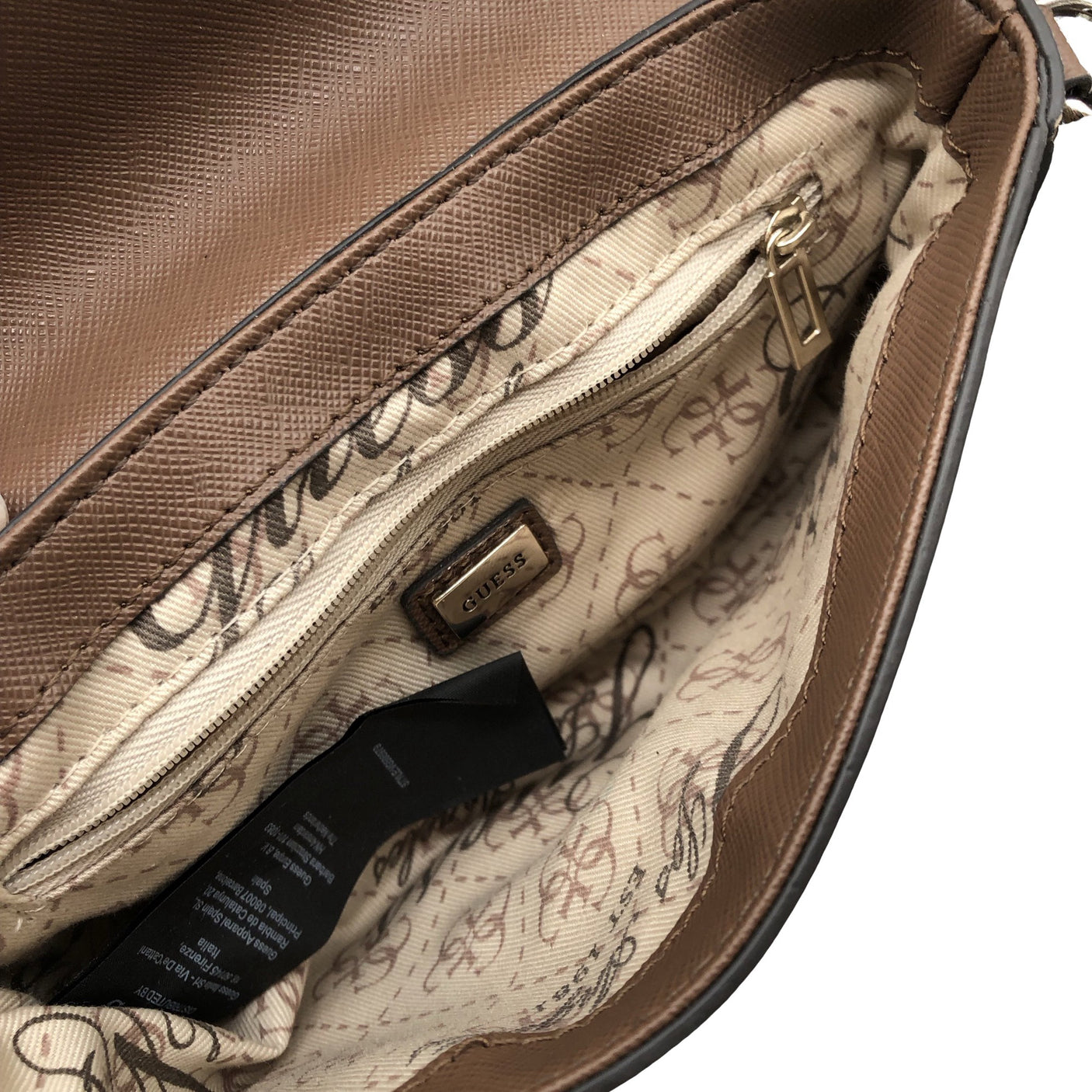 Unisex Guess - Õlakott, suurus Mini - Pruun (3)