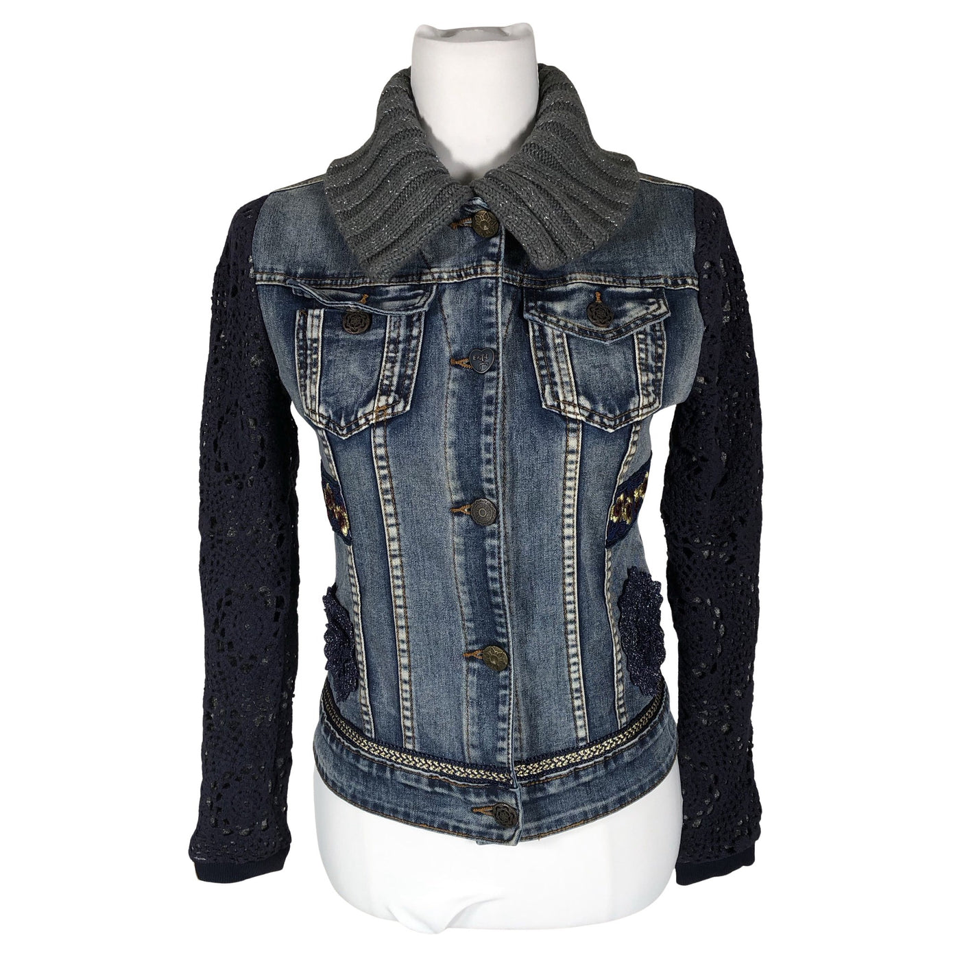 Unisex Desigual - Teksatagi, suurus 34 - Sinine (1)