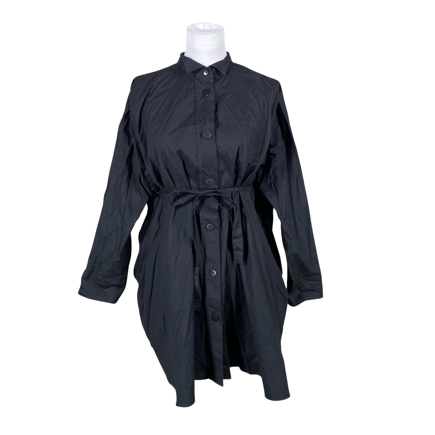 Unisex Uniqlo - Mitteveniv tuunika, suurus 36 - Must (1)