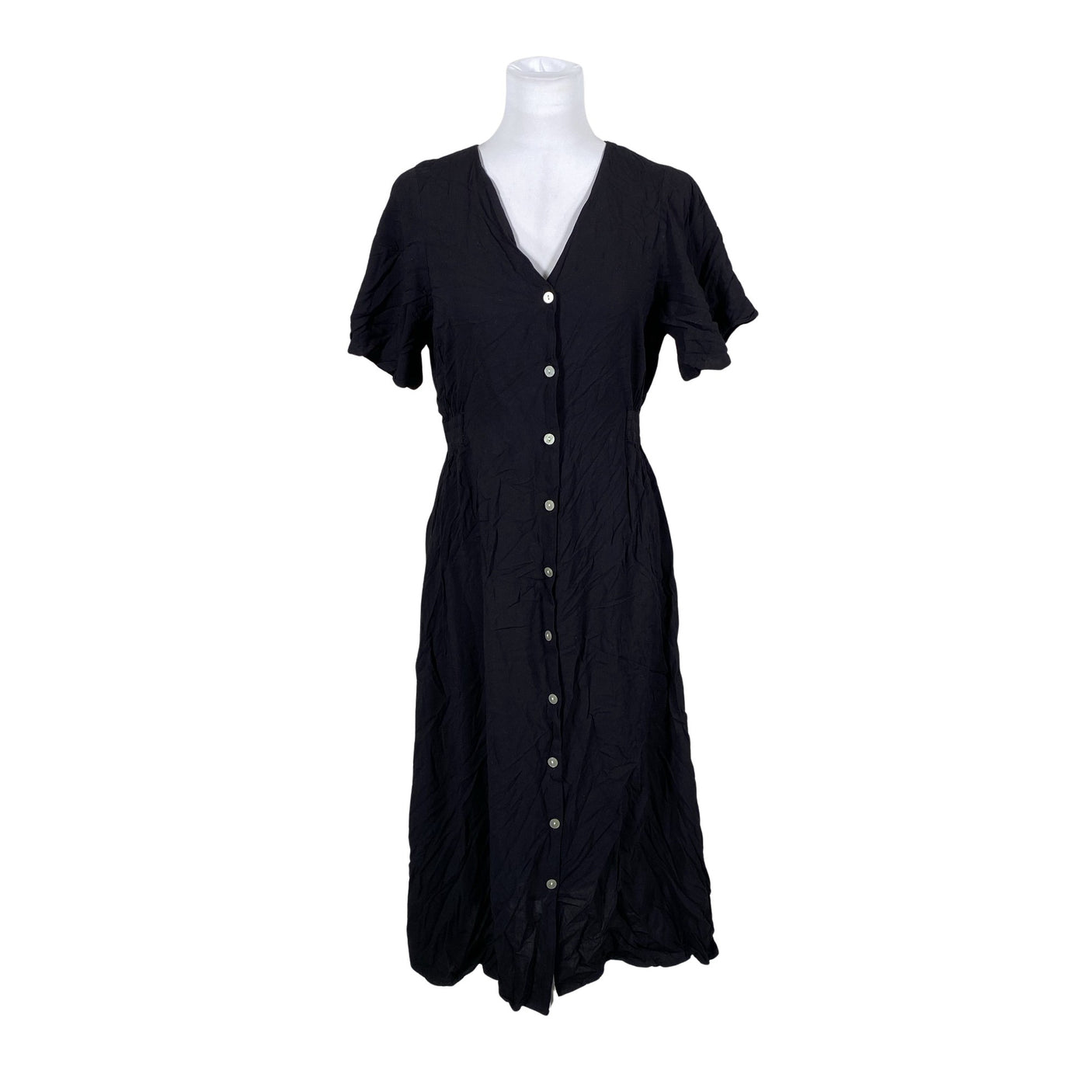 Unisex Lindex - Mitteveniv kleit, suurus 38 - Must (1)