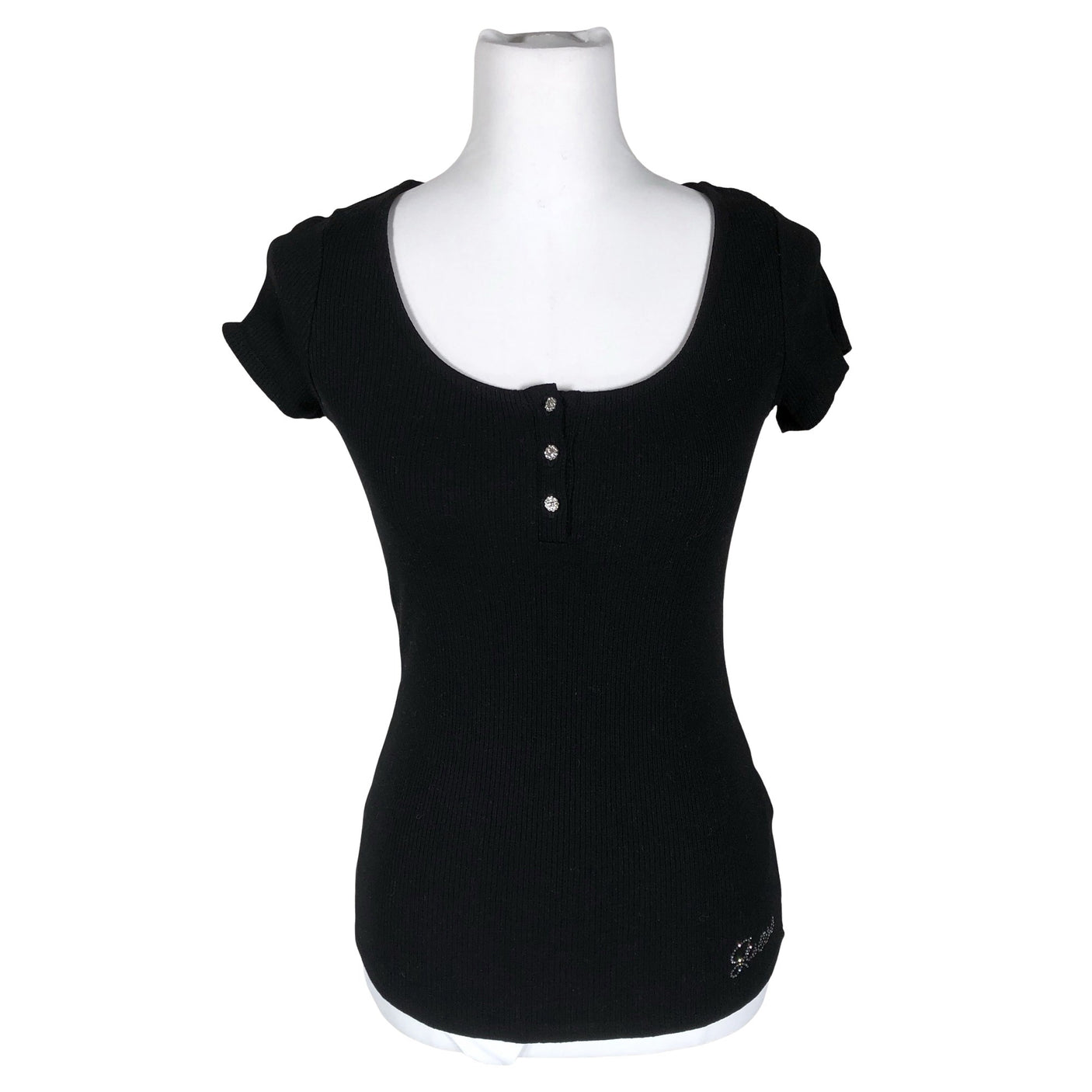 Unisex Guess - T-särk, suurus 38 - Must (1)